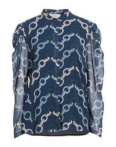 CORTE dei GONZAGA Hemden und Blusen mit Muster Nachtblau 100% Polyester