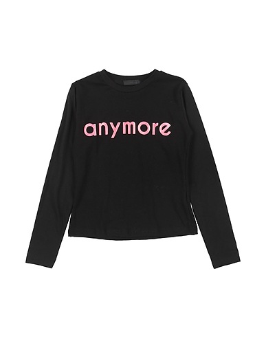 FUN & FUN T-shirt Black 97% Cotton, 3% Elastane