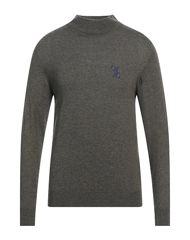 BILLIONAIRE Turtleneck Military green 40% Wool, 40% Viscose, 20% Cashmere