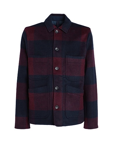 PS PAUL SMITH ブルゾン ネイビー ポリエステル 50% / ウール 50%