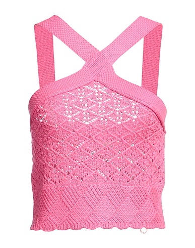 JACQUELINE de YONG Top Pink 100% Acrylic