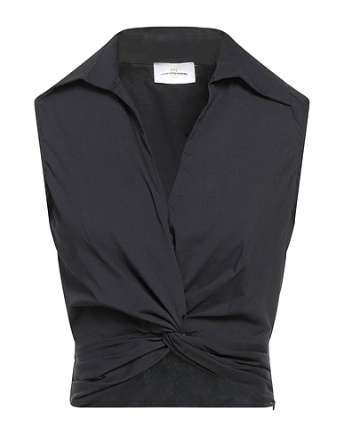 NENETTE Top Black 78% Cotton, 19% Polyamide, 3% Elastane