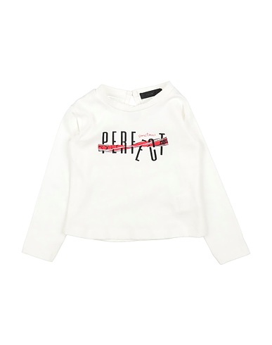 FUN & FUN T-shirt White 97% Cotton, 3% Elastane