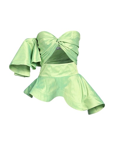 JIJIL One-shoulder top Light green 100% Polyester