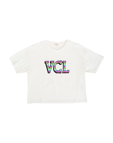 VICOLO T-shirt Bianco 95% Cotone, 5% Elastan
