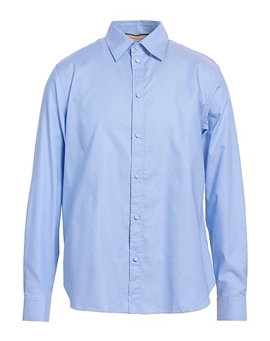 GUCCI Solid colour shirt Sky blue 100% Cotton