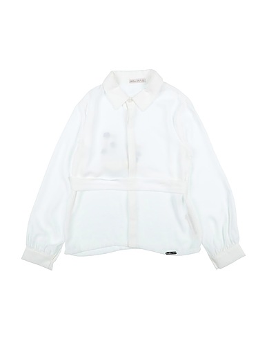 ALICE PI. Patterned shirts & blouses White 100% Polyester