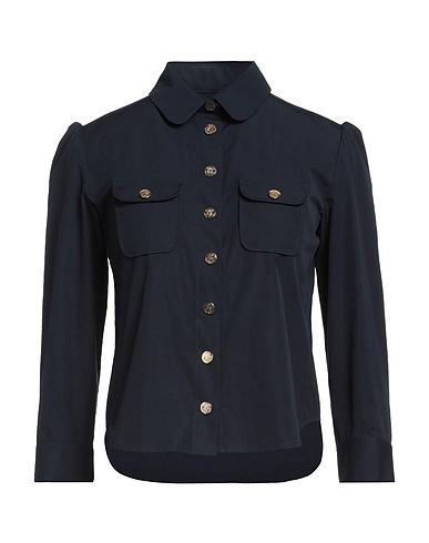 PRUNE GOLDSCHMIDT Solid colour shirts & blouses Midnight blue 100% Cotton