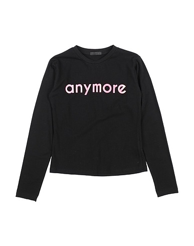 FUN & FUN T-shirt Black 97% Cotton, 3% Elastane