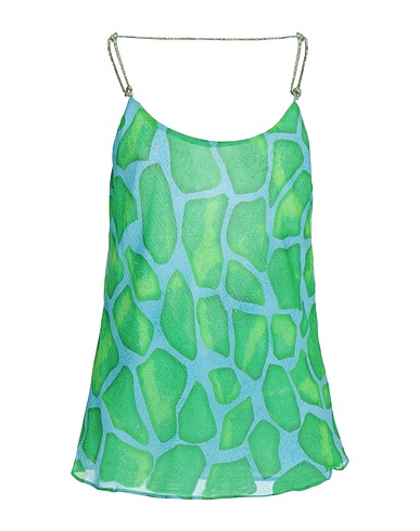 DAHLO Top Green 81% Viscose, 19% Silk