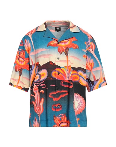 EDWIN Patterned shirt Blue 100% Cotton