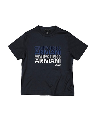 EMPORIO ARMANI T-Shirt Nachtblau 70% Lyocell, 30% Baumwolle