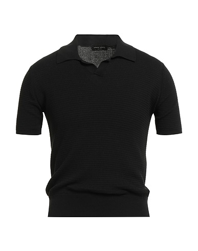 ROBERTO COLLINA Pullover Nero 100% Cotone