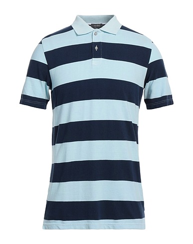 ROSSOPURO Polo shirt Sky blue 100% Cotton