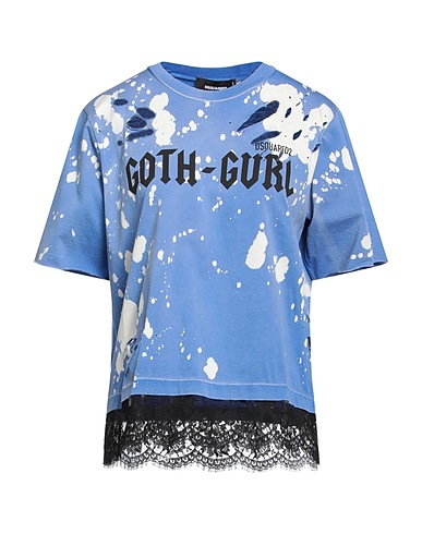 DSQUARED2 T-shirt Blu chiaro 100% Cotone