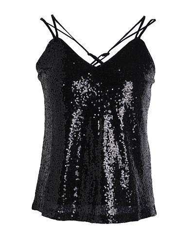 VERO MODA Camisolas Negro 97% Poliéster, 3% Elastán