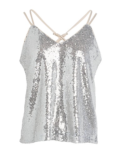 VERO MODA Top GRIGIO 97% Polyester, 3% Elastan