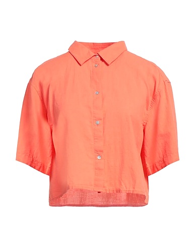 JJXX by JACK & JONES Hemden und Blusen einfarbig Orange 76% Baumwolle, 24% Leinen