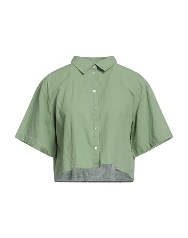 JJXX by JACK & JONES Chemises et chemisiers de couleur unie VERDE MILITARE 76% Coton, 24% Lin