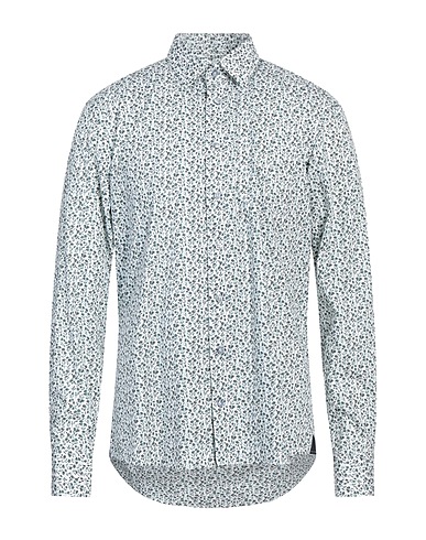SAND XO Camicia fantasia Verde scuro 100% Cotone