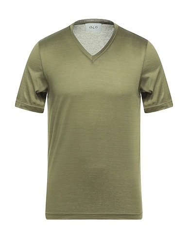 D4.0 Basic t-Shirt Στρατιωτικό πράσινο 100% Βαμβάκι