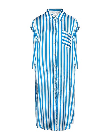 FORTE_FORTE Camicia a righe Azzurro 60% Viscosa, 40% Cupro
