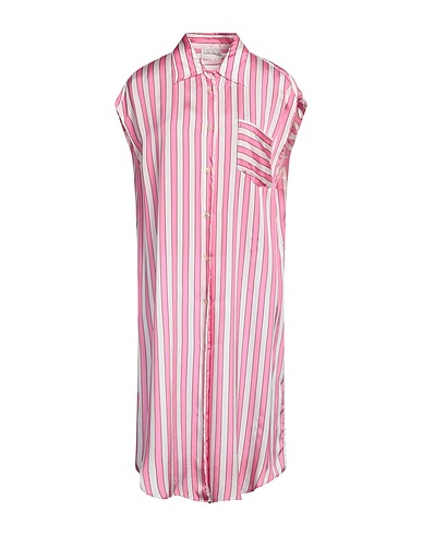 FORTE_FORTE Striped shirt Fuchsia 60% Viscose, 40% Cupro