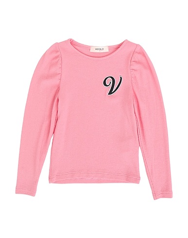 VICOLO T-shirt Pink 97% Viscose, 3% Elastic fibres