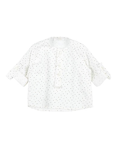 I♥M ISABEL & MARTINEZ Camicia fantasia Avorio 100% Cotone