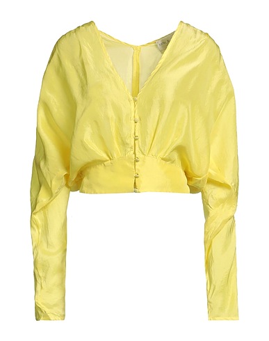 FORTE_FORTE Camicie e bluse in seta Giallo 100% Seta