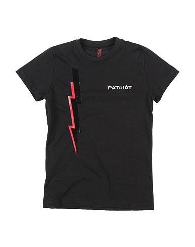 PATRIÒT T-shirt Black 100% Cotton