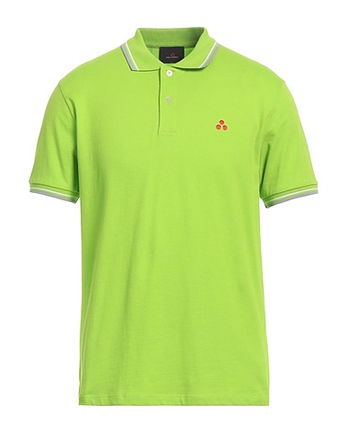 PEUTEREY Polo Vert lime 96% Coton, 4% Élasthanne