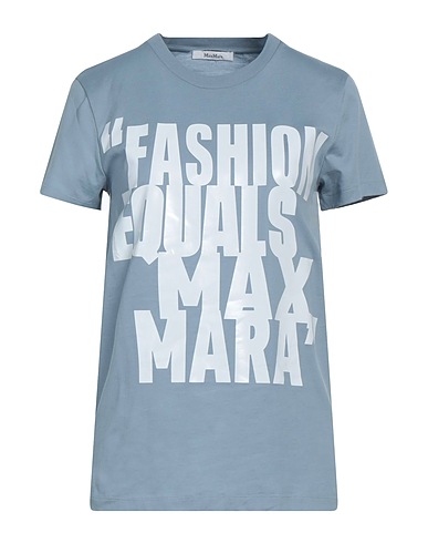 MAX MARA T-shirt Carta da zucchero 100% Cotone