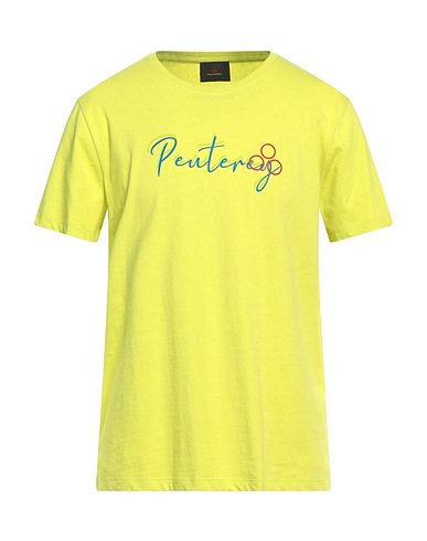 PEUTEREY T-shirt Verde lime 100% Cotone