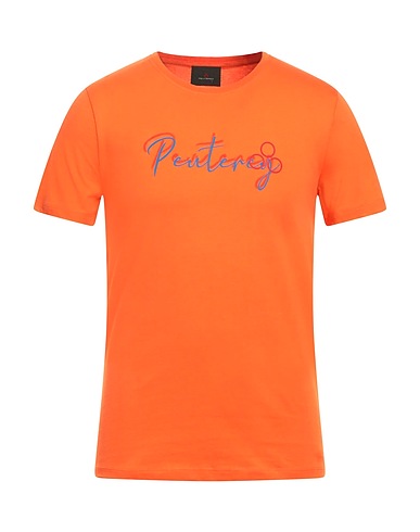 PEUTEREY T-shirt Orange 100% Cotton