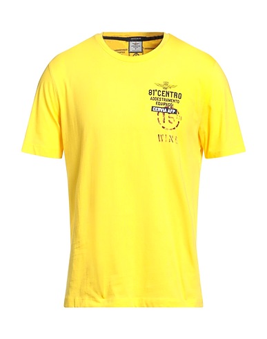 AERONAUTICA MILITARE T-shirt Jaune 100% Coton