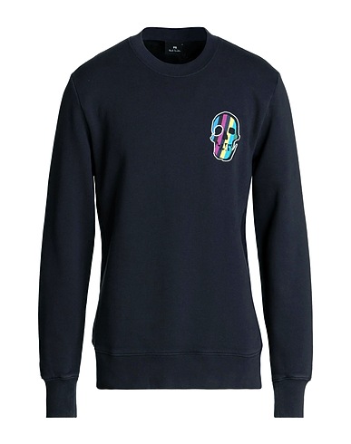 PS PAUL SMITH Sweatshirt Midnight blue 100% Organic cotton