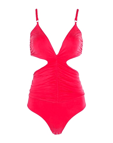 ELISABETTA FRANCHI CAMISETAS Y TOPS Fucsia 92% Cupro, 8% Elastán