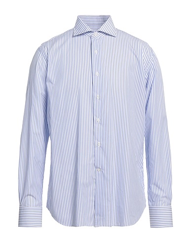 ALESSANDRO GHERARDI Striped shirt Sky blue 100% Cotton