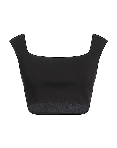 SPORTMAX Top Black 100% Cotton