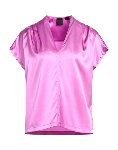 PINKO Top Mauve 94% Silk, 6% Elastane