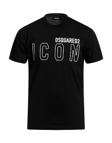 DSQUARED2 Camiseta Negro 100% Algodón