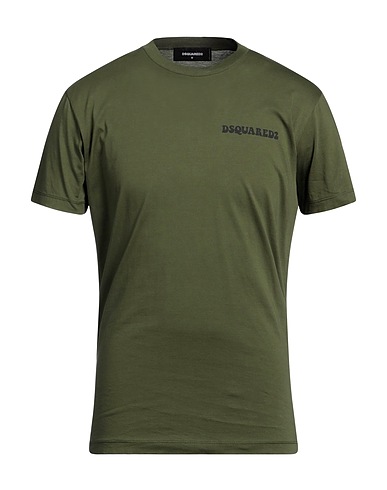 DSQUARED2 T-shirt Military green 100% Cotton