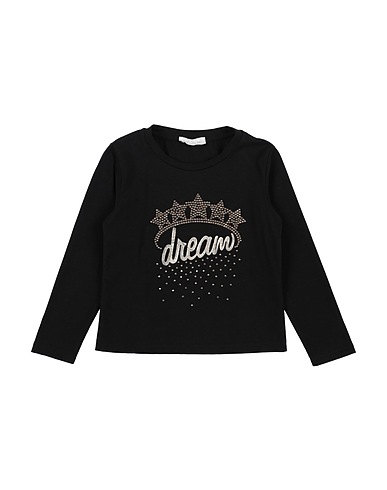 MEILISA BAI T-shirt Nero 94% Cotone, 6% Elastan