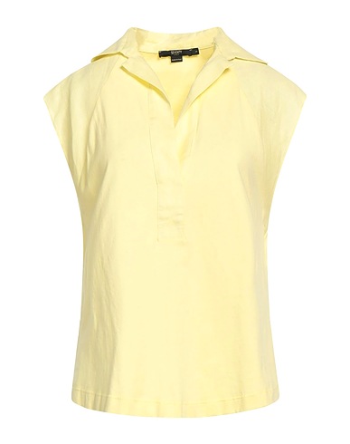 SEVENTY VENEZIA Top Yellow 100% Cotton, Linen