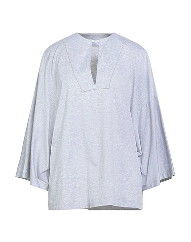 FABIANA FILIPPI T-shirt Light grey 100% Cotton, Ecobrass