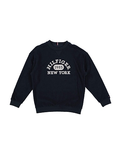 TOMMY HILFIGER Felpa Blu notte 50% Cotone, 50% Poliestere