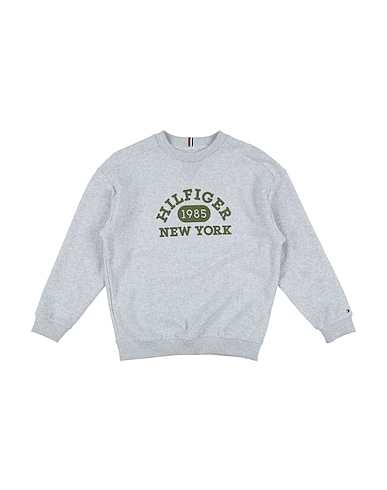 TOMMY HILFIGER Felpa Grigio chiaro 50% Cotone, 50% Poliestere