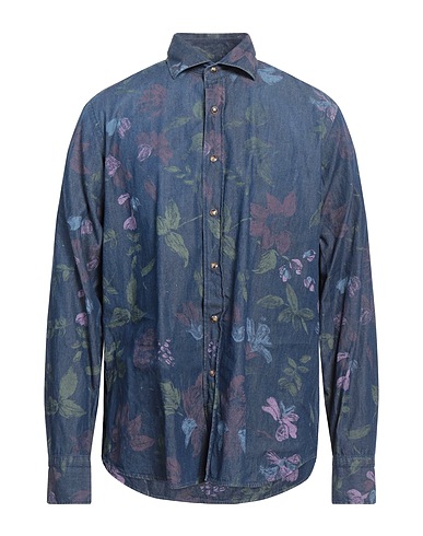 ALESSANDRO GHERARDI Denim shirt Blue 100% Cotton
