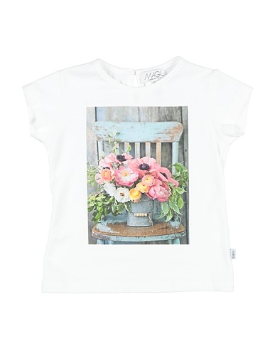 MAGIL T-shirt White 96% Cotton, 4% Elastane